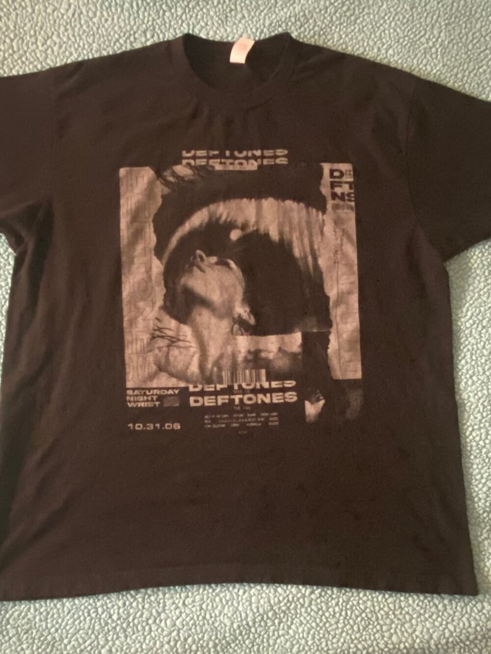 Deftones Saturday Night Wrist XL 2006 promo shirt Vintage Black Unisex